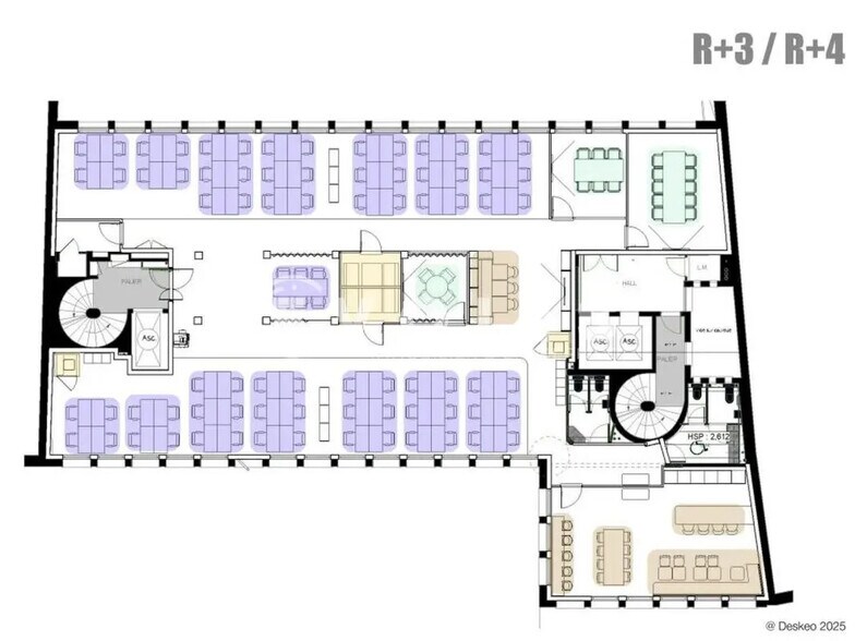 Bureau dans Paris à louer - Plan d’étage – Image 3 sur 3