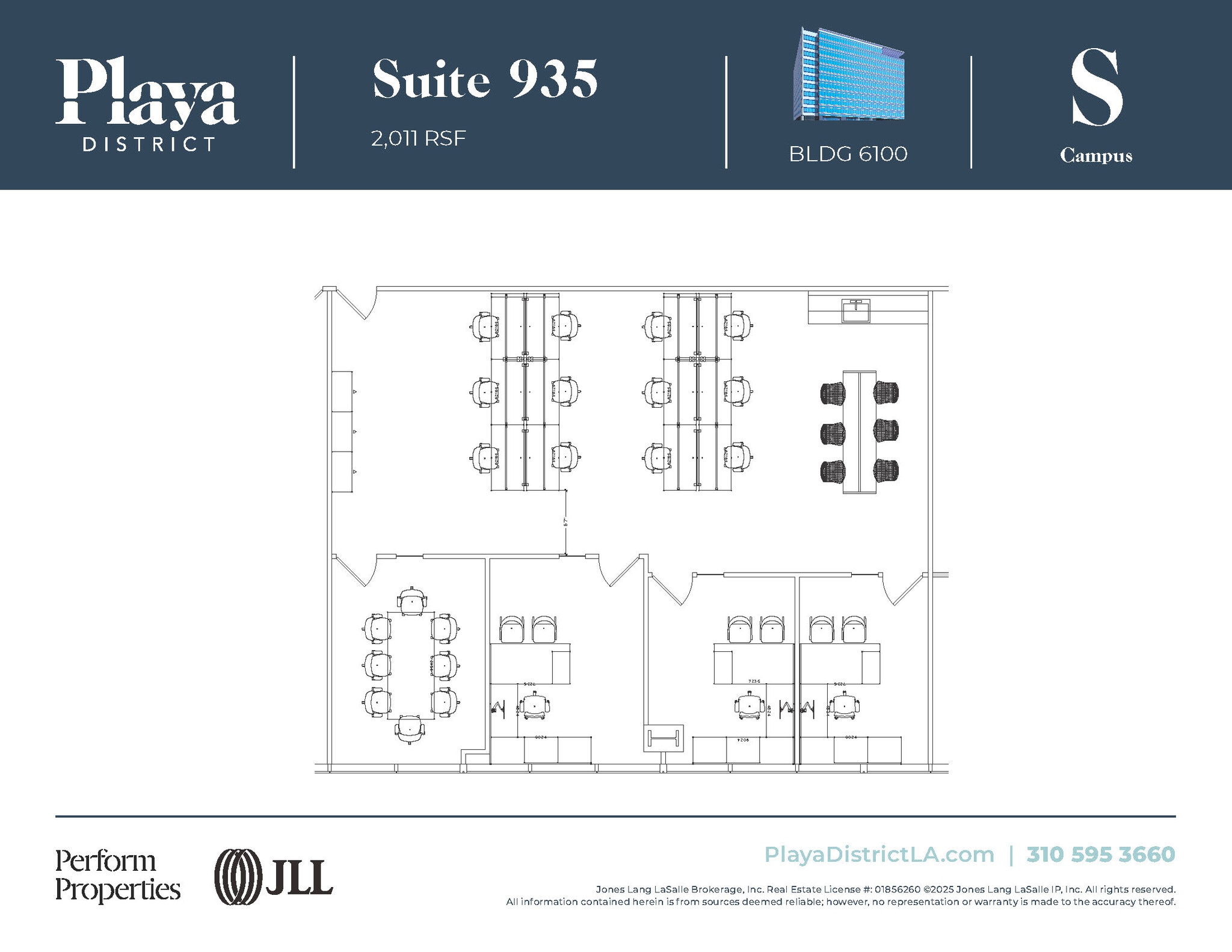 6100 Center Dr, Los Angeles, CA à louer Plan d’étage– Image 1 sur 1
