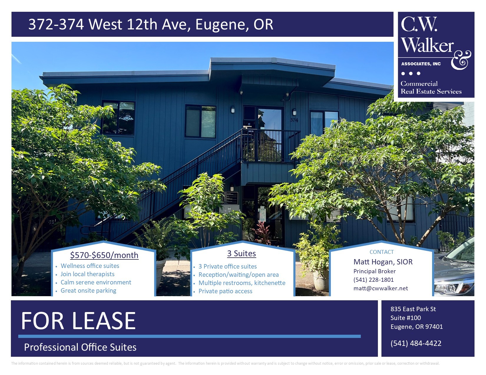 372-374 W 12th Ave, Eugene, OR à louer Photo intérieure– Image 1 sur 1