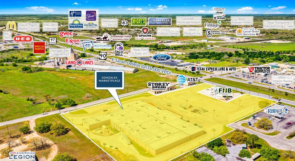 1620 E Sarah Dewitt Dr, Gonzales, TX à louer - Photo de l’immeuble – Image 3 sur 3