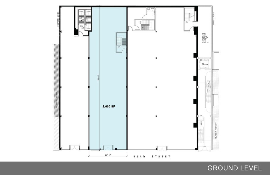 429-441 86th St, Brooklyn, NY à louer - Plan d’étage type – Image 3 sur 5