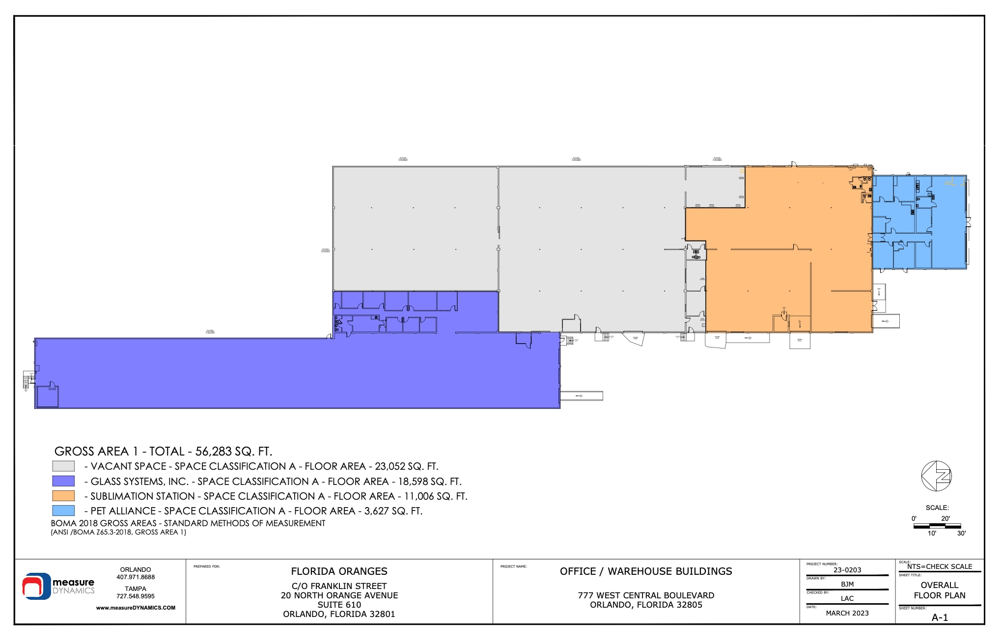 777 W Central Blvd, Orlando, FL à louer Plan d’étage– Image 1 sur 1