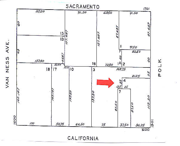 1529 Polk St, San Francisco, CA à louer - Plan cadastral – Image 3 sur 4