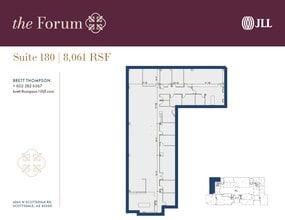 6263 N Scottsdale Rd, Scottsdale, AZ à louer Plan d’étage– Image 1 sur 1