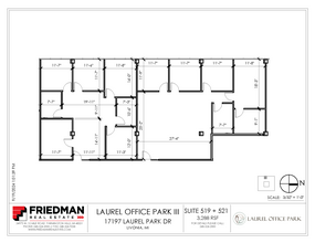 17197 N Laurel Park Dr, Livonia, MI à louer Plan d’étage– Image 2 sur 3