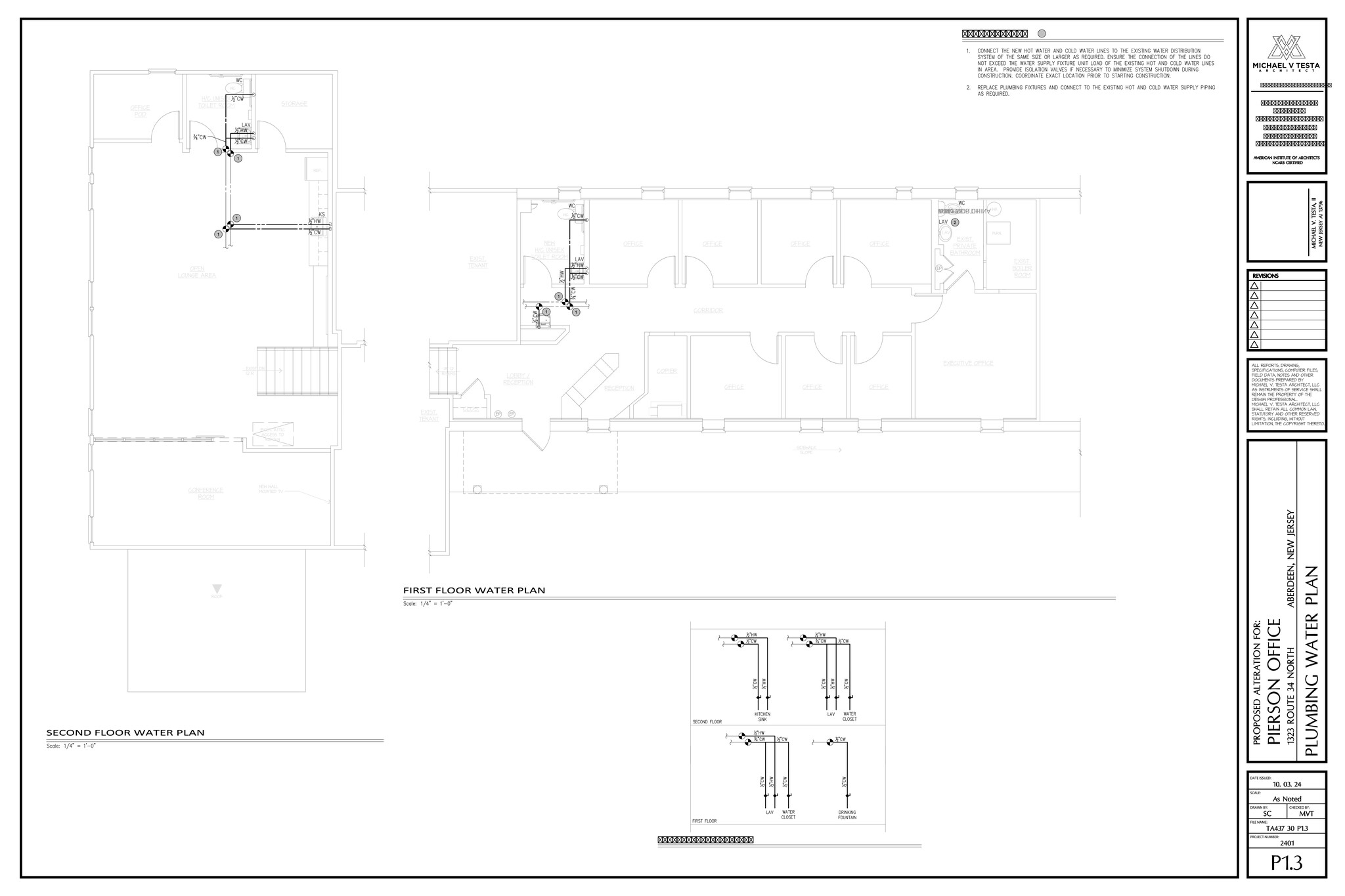 1323 Rt 34 N, Aberdeen, NJ à louer Plan de site– Image 1 sur 2