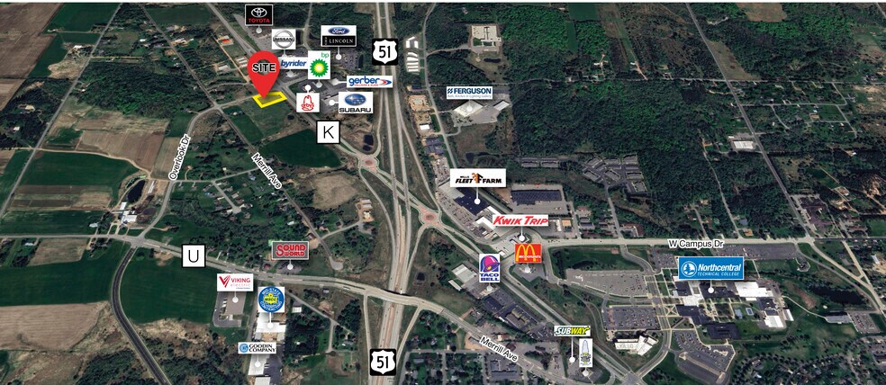 County Road K & Overlook Drive, Wausau, WI à vendre - Photo principale – Image 1 sur 2