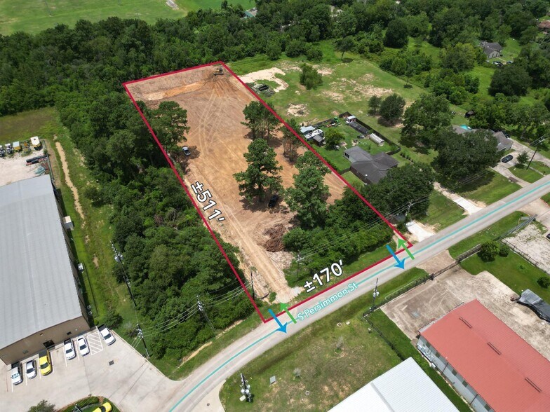0 S Persimmon St, Tomball, TX à vendre - Aérien – Image 2 sur 4