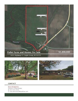 Plus de détails pour 3091 IA-17, Eagle Grove, IA - Industriel/Logistique à vendre