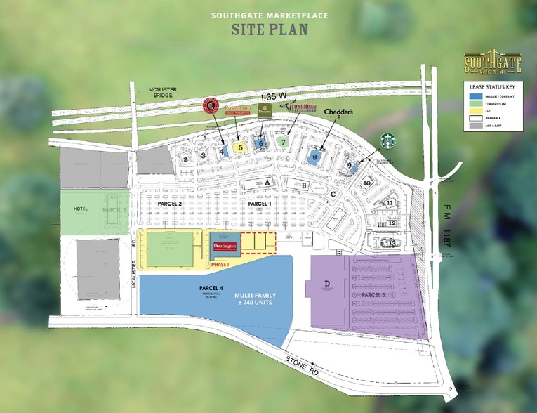 12509 South Fwy, Burleson, TX à louer - Plan de site – Image 2 sur 3