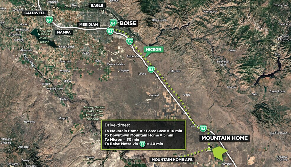 TBD Hwy 51 Hwy, Mountain Home, ID à vendre - Aérien – Image 2 sur 8