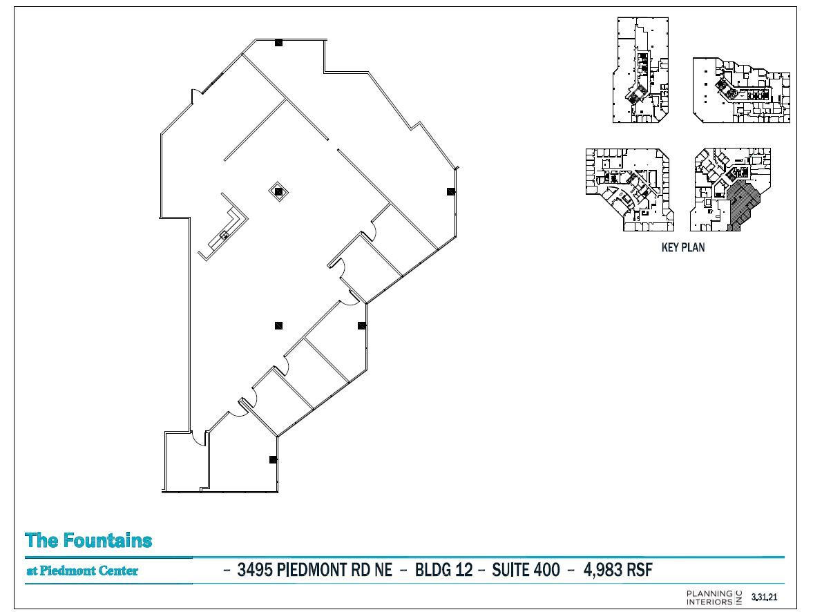 3495 Piedmont Rd NE, Atlanta, GA à louer Plan d’étage– Image 1 sur 1