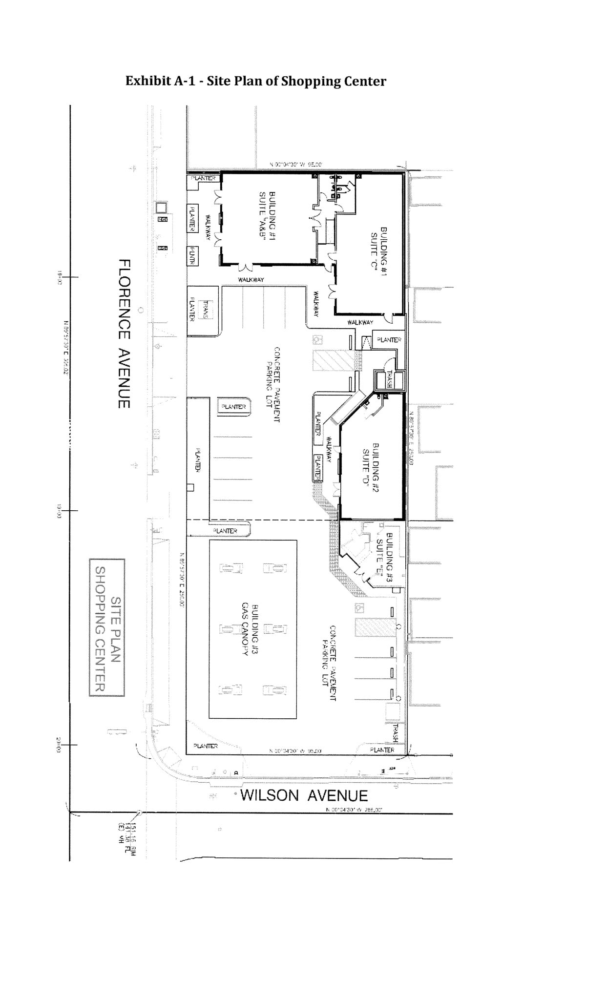 1933-1935 E Florence Ave, Los Angeles, CA à louer Plan de site– Image 1 sur 1