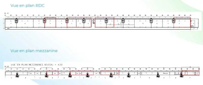 Local d’activités dans Aulnay-sous-Bois à louer - Plan d’étage – Image 2 sur 2
