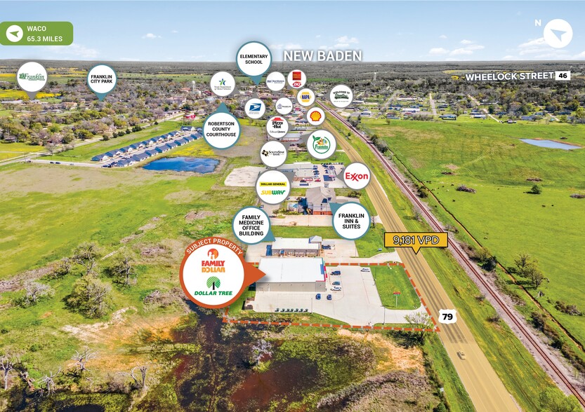 812 W US Highway 79, Franklin, TX à vendre - Aérien – Image 2 sur 3