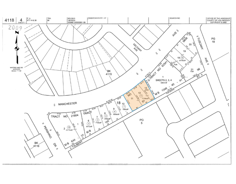 8306 W Manchester Ave, Playa Del Rey, CA à vendre - Plan cadastral – Image 3 sur 3