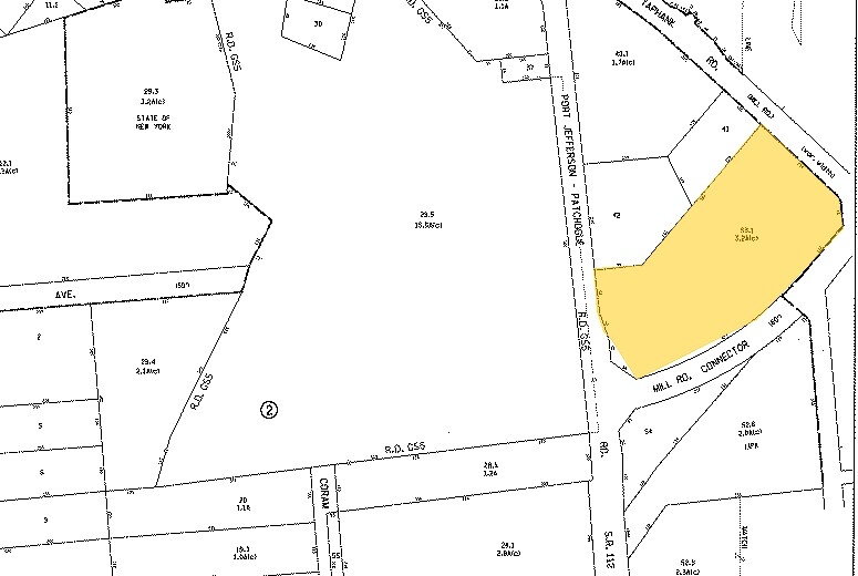 588 Mill Rd, Coram, NY à vendre - Plan cadastral – Image 3 sur 4