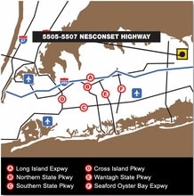 5505-5507 Nesconset Hwy, Mount Sinai, NY à louer Carte– Image 1 sur 1