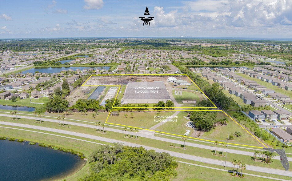 1320 24th NE St, Ruskin, FL à vendre - Aérien – Image 2 sur 5