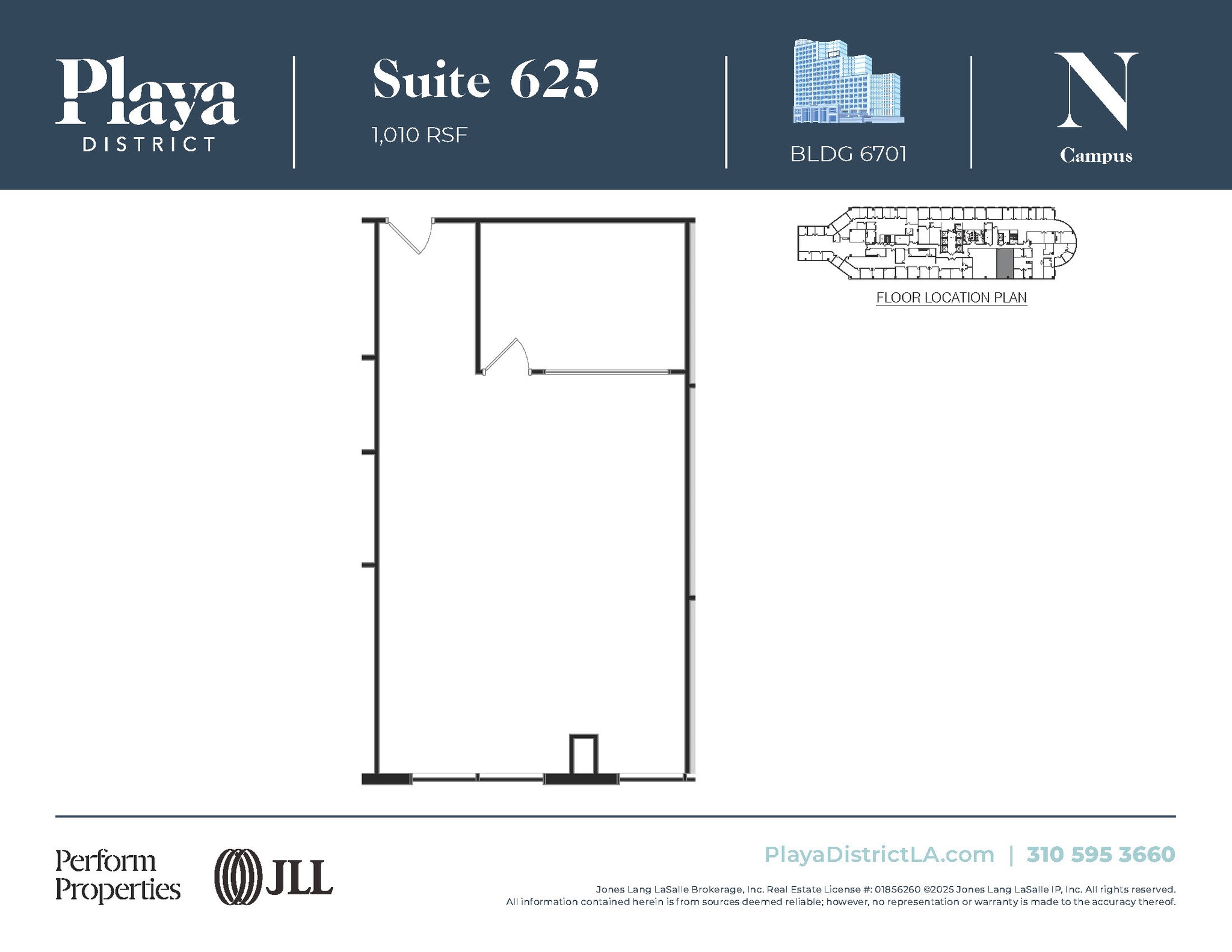 6100 Center Dr, Los Angeles, CA à louer Plan d’étage– Image 1 sur 1
