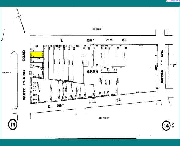 3682 White Plains Rd, Bronx, NY à vendre - Plan cadastral – Image 2 sur 2