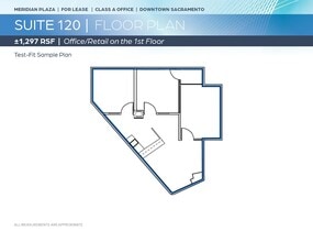 1415 L St, Sacramento, CA à louer Plan d’étage– Image 1 sur 1