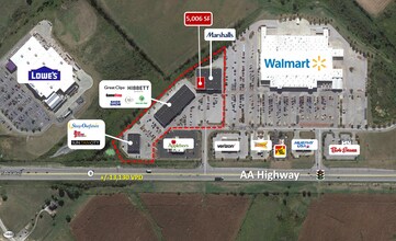 191-219 Wal Mart Way, Maysville, KY - VUE AÉRIENNE  vue de carte