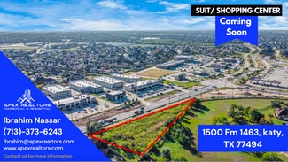 Plus de détails pour 1500 FM 1463, Katy, TX - Terrain à louer