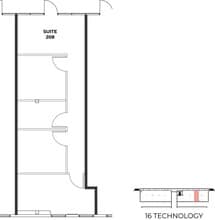 16 Technology Dr, Irvine, CA à louer Plan d’étage– Image 1 sur 1