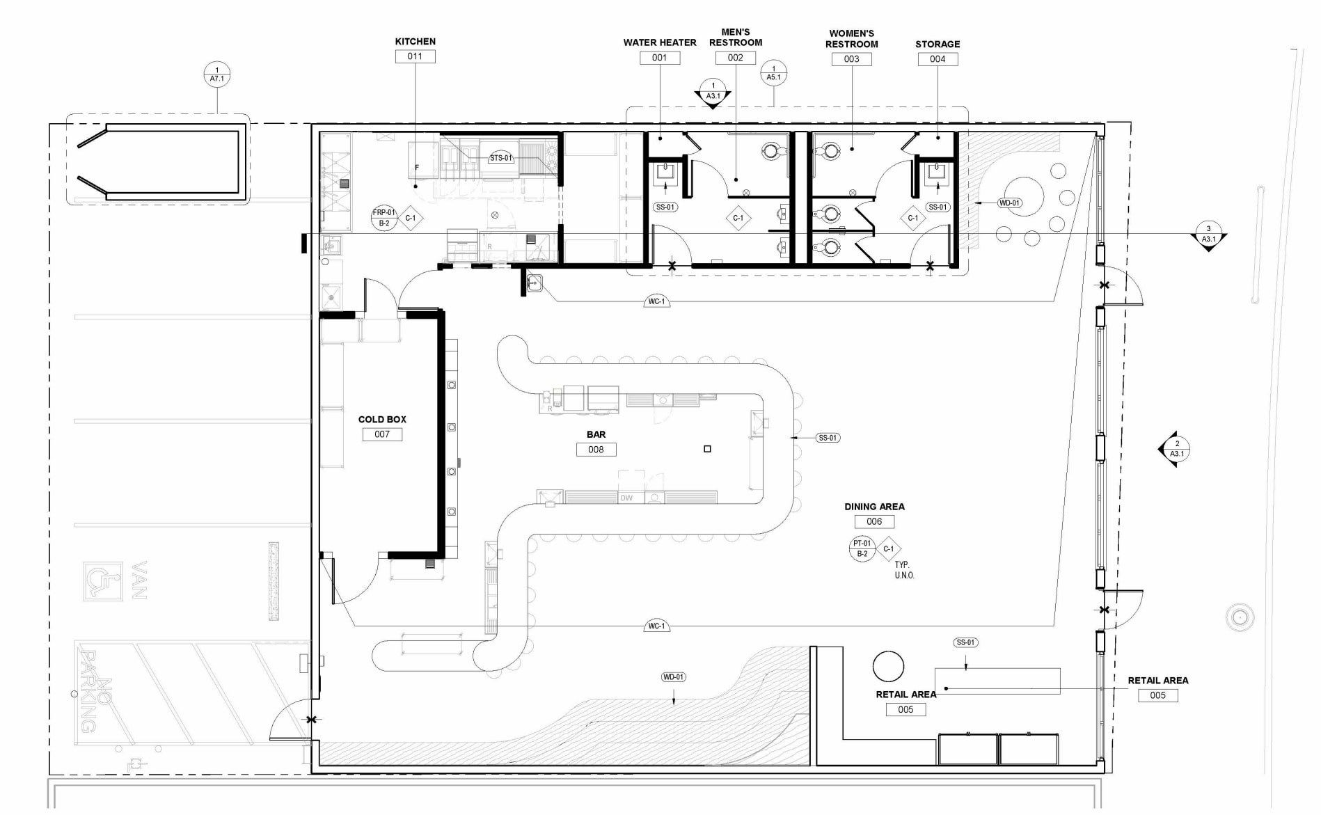 466-470 S Coast Highway 101, Encinitas, CA à louer Plan d’étage– Image 1 sur 1
