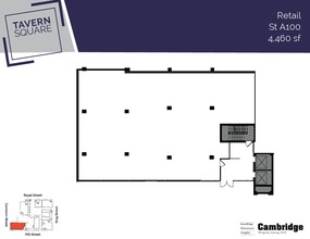 123 N Pitt St, Alexandria, VA à louer Plan d’étage– Image 1 sur 1