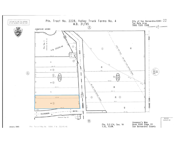 948 E Norman Rd, San Bernardino, CA à vendre - Plan cadastral – Image 2 sur 2