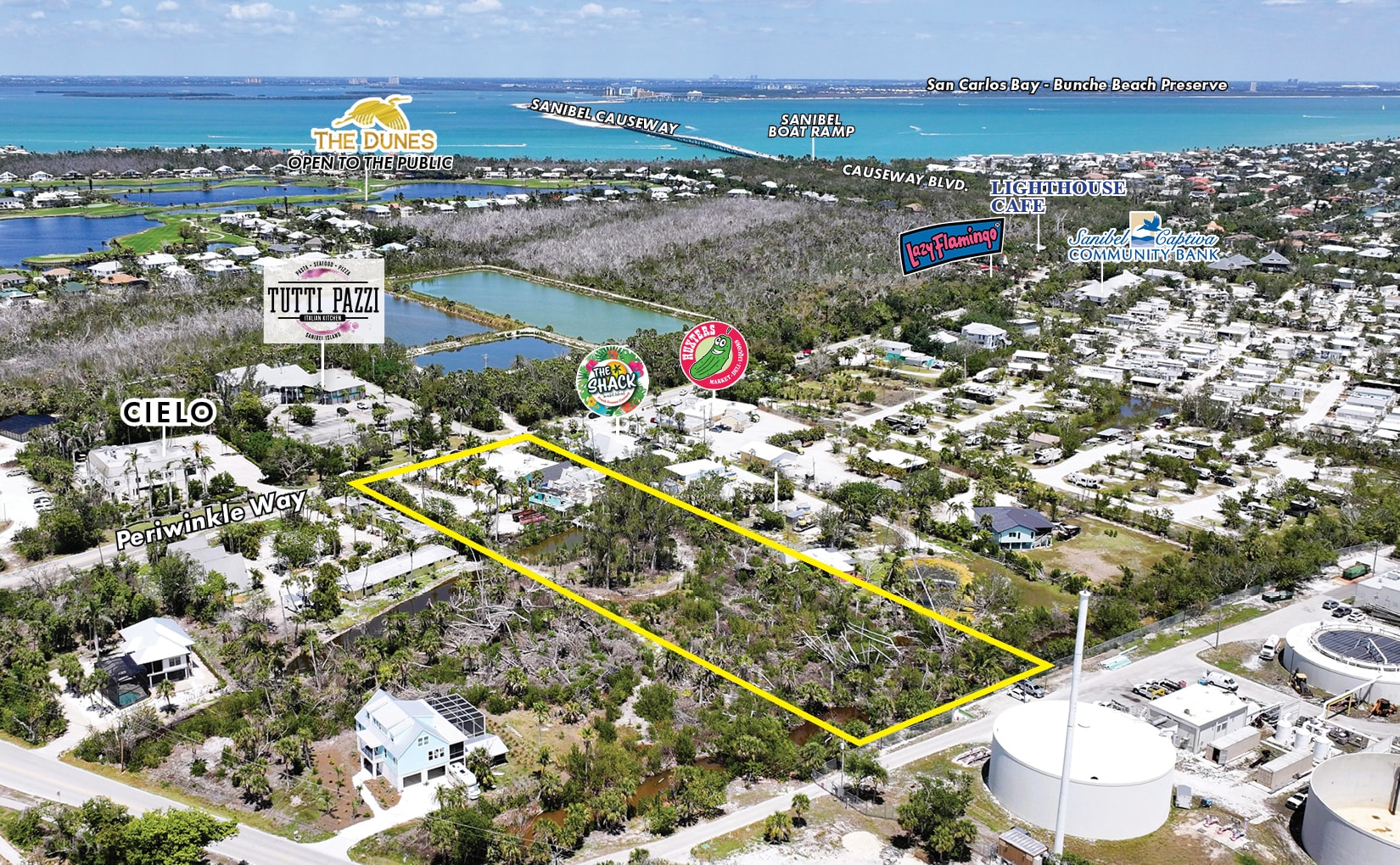 1223 Periwinkle Way, Sanibel, FL à vendre Aérien– Image 1 sur 8