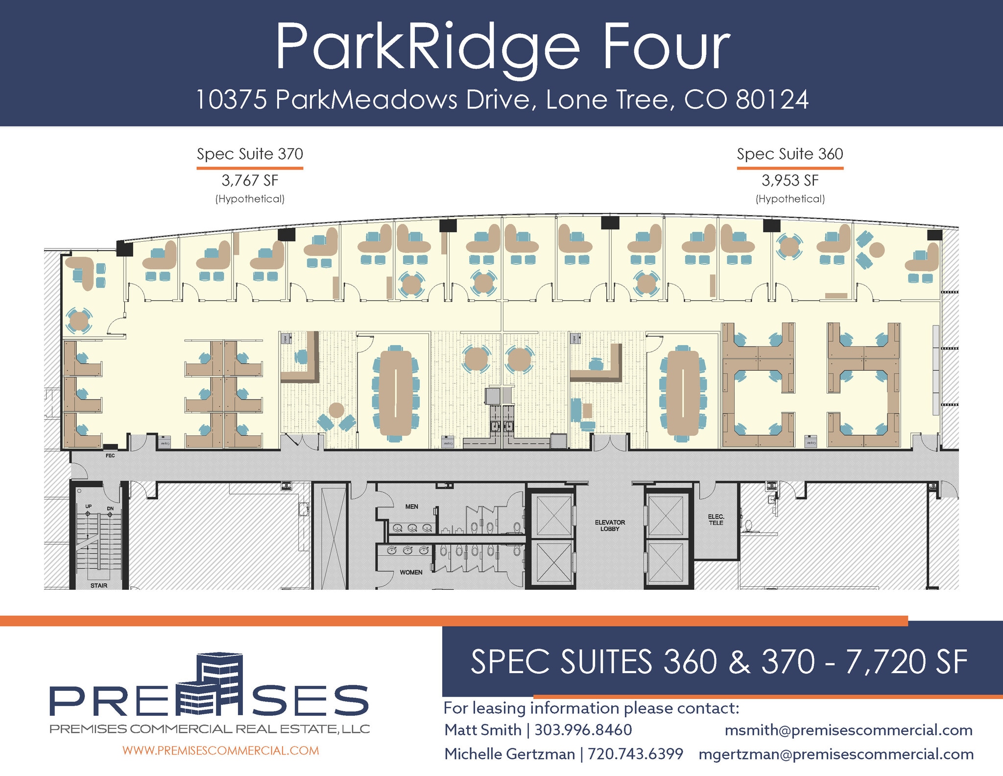 10375 Park Meadows Dr, Lone Tree, CO à louer Plan d’étage– Image 1 sur 2