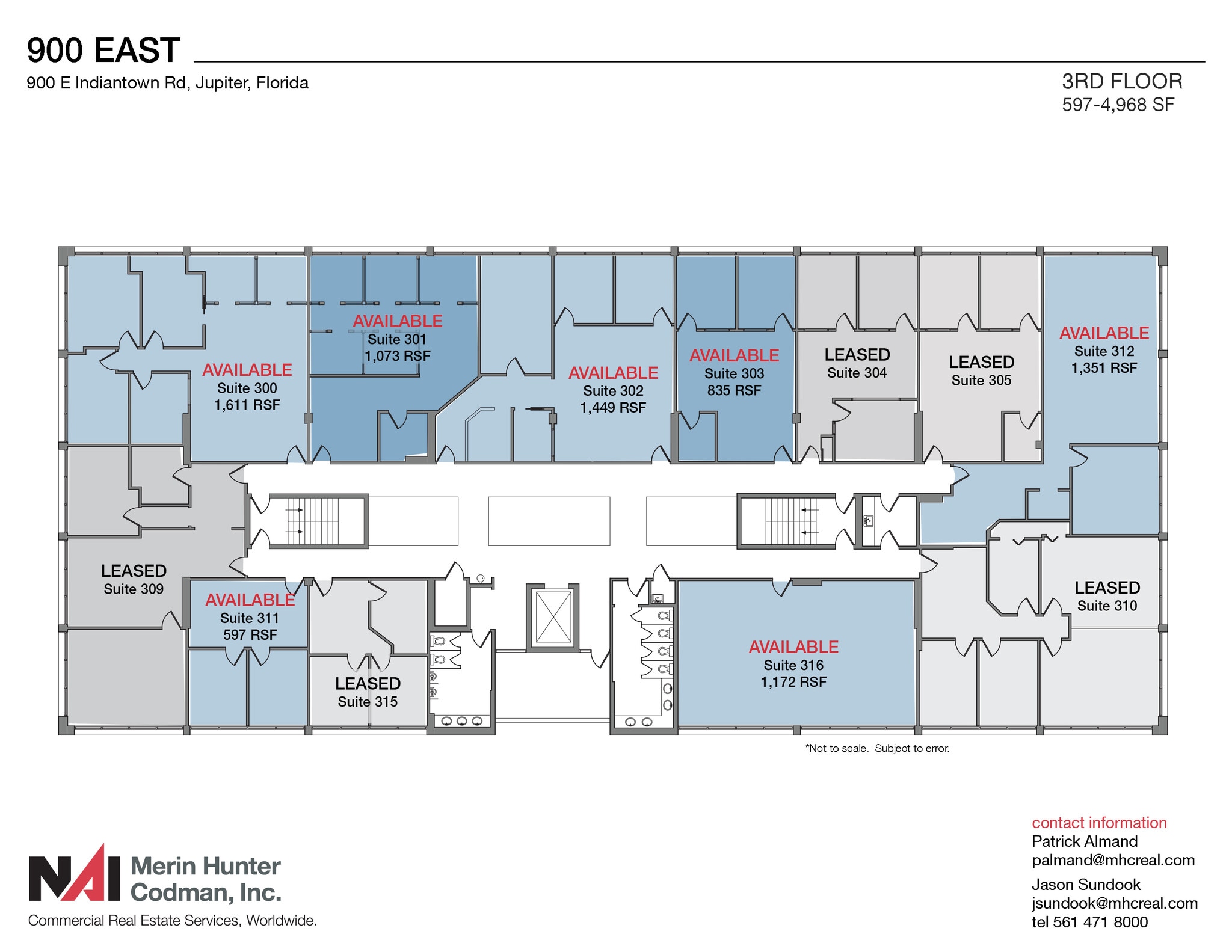 900 E Indiantown Rd, Jupiter, FL à louer Plan d’étage– Image 1 sur 5
