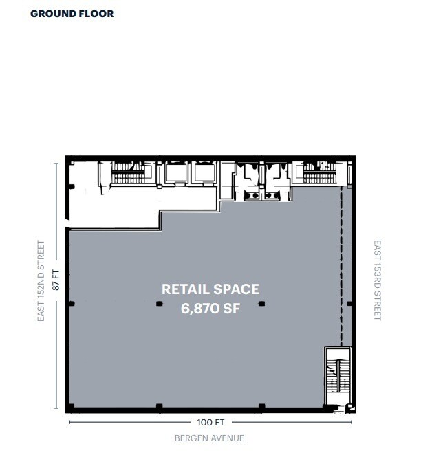 631 Bergen Ave, Bronx, NY à louer Plan d’étage– Image 1 sur 1
