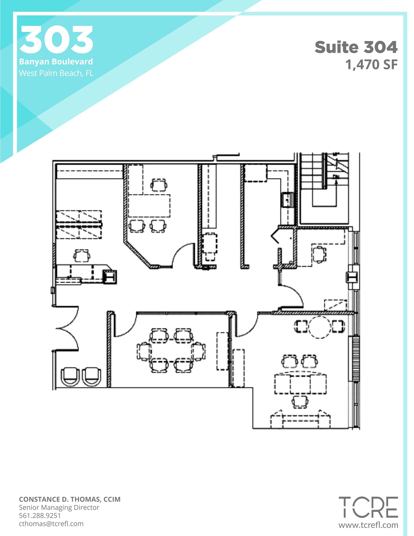 303 Banyan Blvd, West Palm Beach, FL à louer Plan de site– Image 1 sur 1