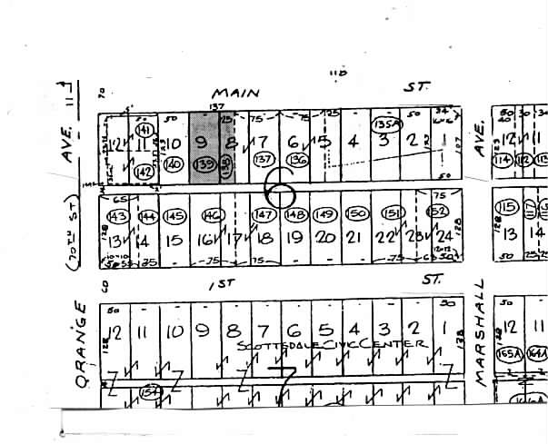 7017-7021 E Main St, Scottsdale, AZ à louer - Plan cadastral – Image 2 sur 6