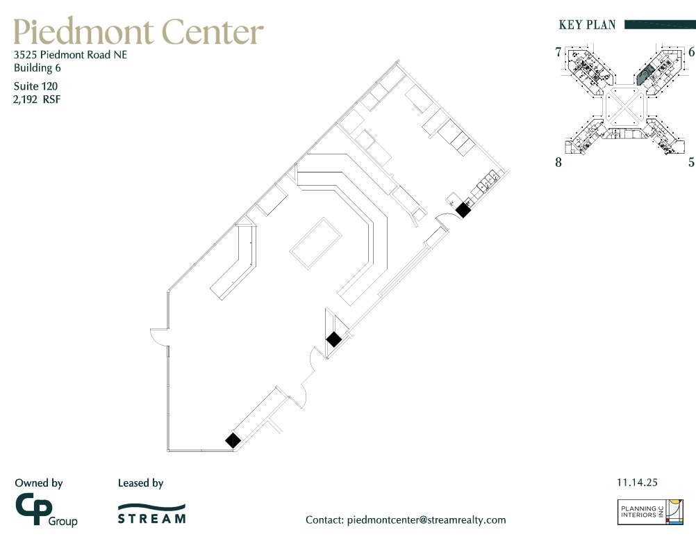 3495 Piedmont Rd NE, Atlanta, GA à louer Plan d’étage– Image 1 sur 1
