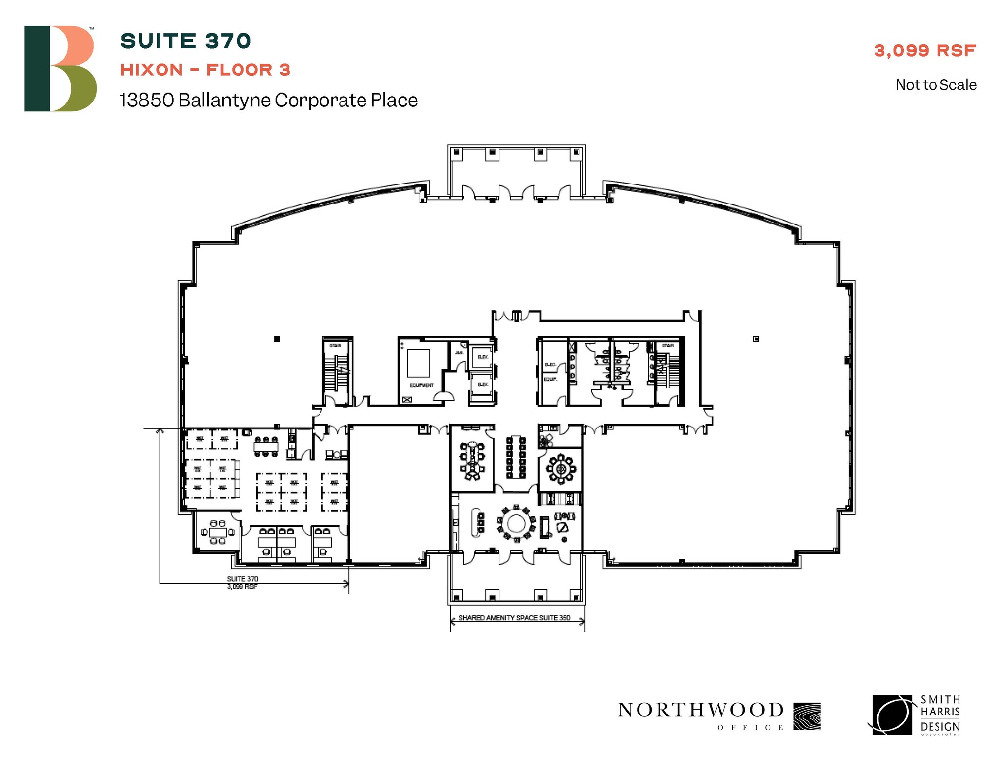 13850 Ballantyne Corporate Pl, Charlotte, NC à louer Plan d’étage– Image 1 sur 1