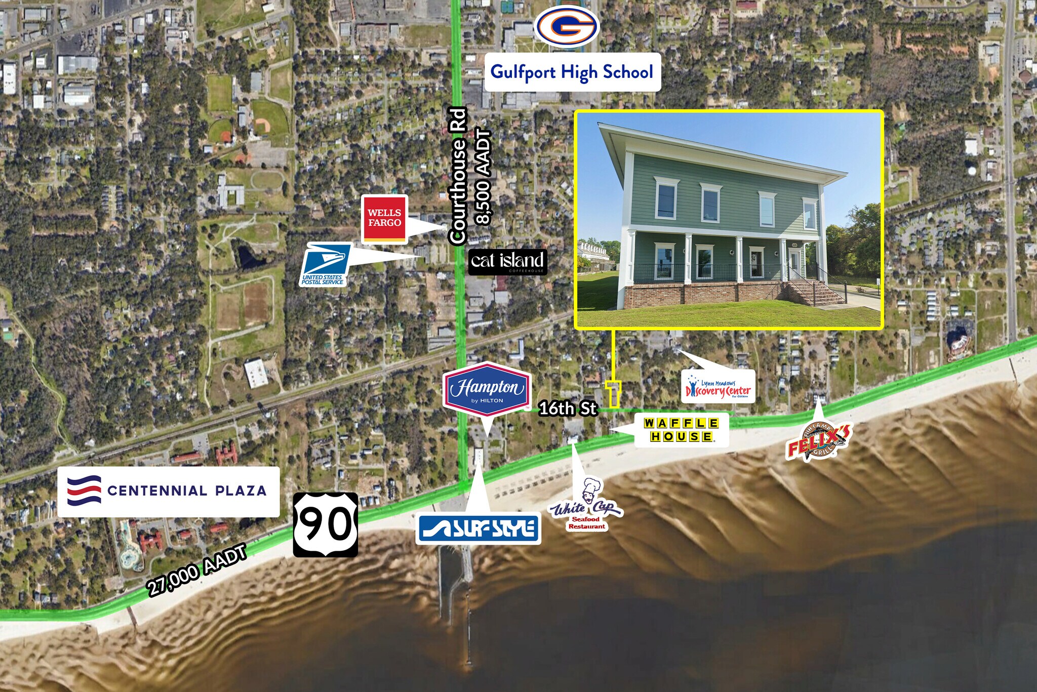 625 16th St, Gulfport, MS à vendre Photo de l’immeuble– Image 1 sur 19