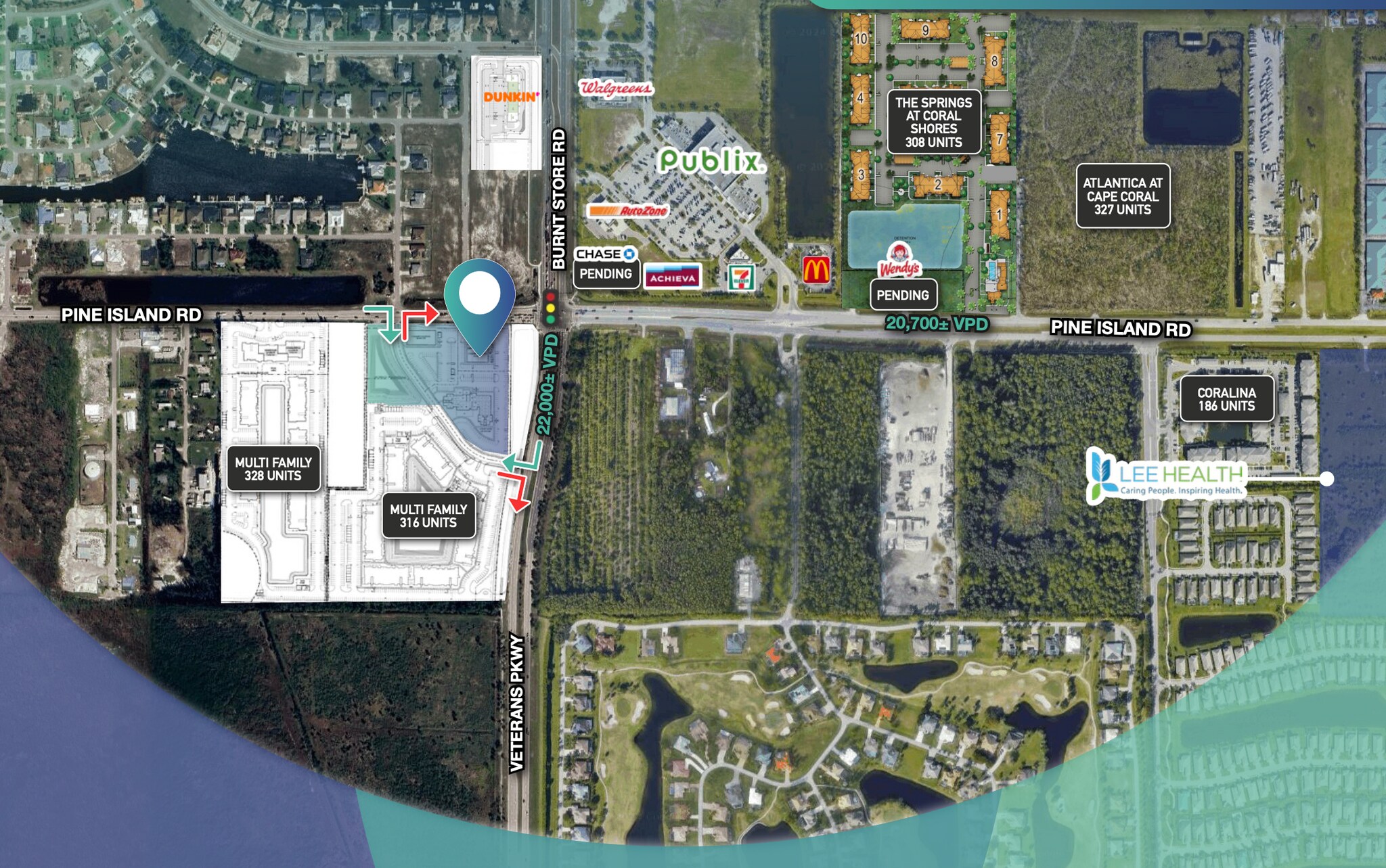 3214 & 3242 SW Pine Island Rd, Cape Coral, FL à louer Photo principale– Image 1 sur 3