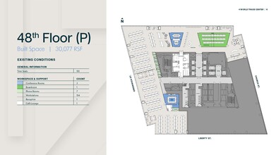 4 World Trade Center, New York, NY à louer Plan d’étage– Image 1 sur 1