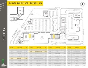 22833 Bothell-Everett Hwy, Bothell, WA à louer Plan de site– Image 1 sur 1