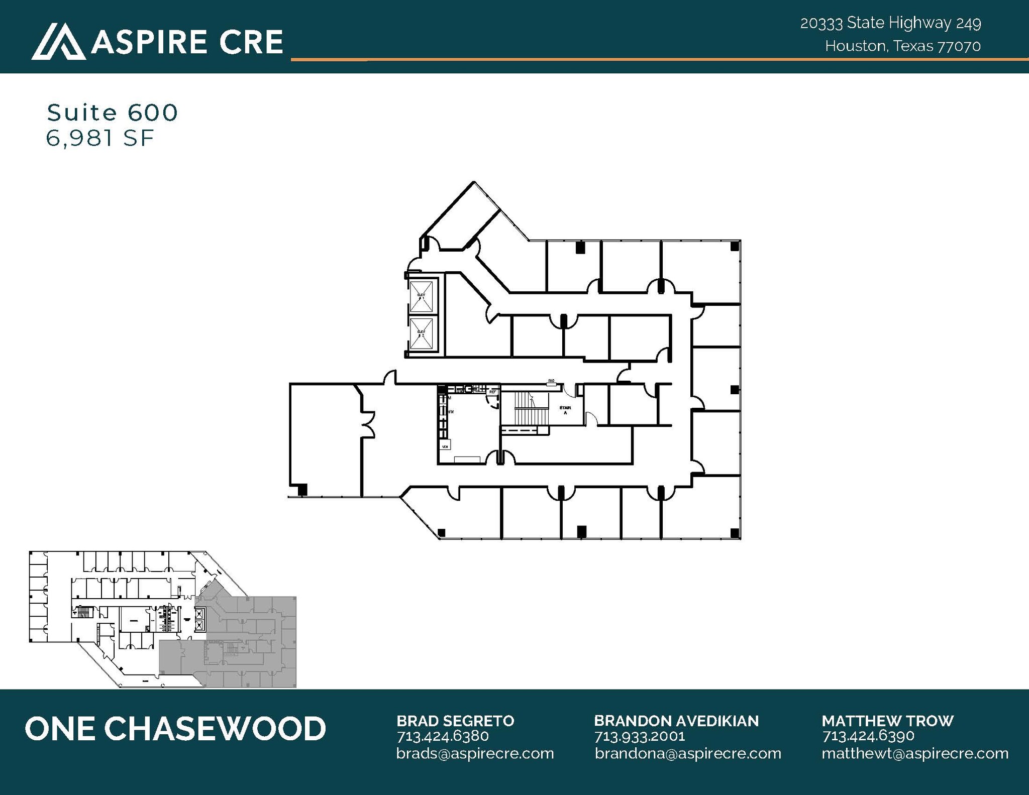20333 State Highway 249, Houston, TX à louer Plan d’étage– Image 1 sur 1