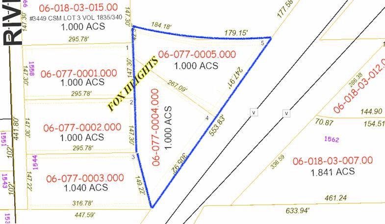 1557 County Highway V, Grafton, WI à vendre Plan cadastral– Image 1 sur 14