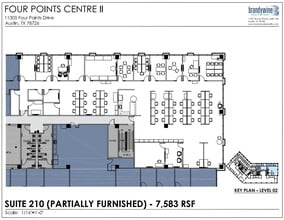 11305 Four Points Dr, Austin, TX à louer Plan d’étage– Image 1 sur 1