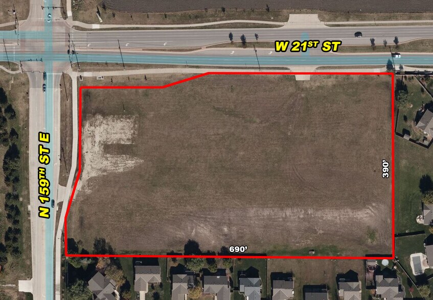 21st St & N 159th St E | W 21st St & N Andover rd, Andover, KS à vendre - Photo de l’immeuble – Image 3 sur 6