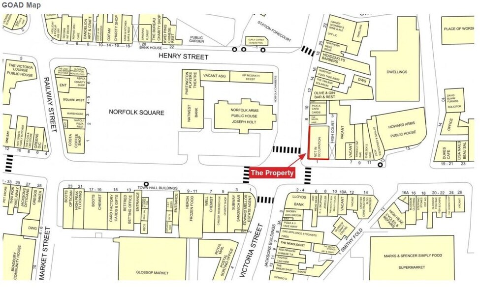 1 High St E, Glossop à louer - Plan cadastral – Image 3 sur 3