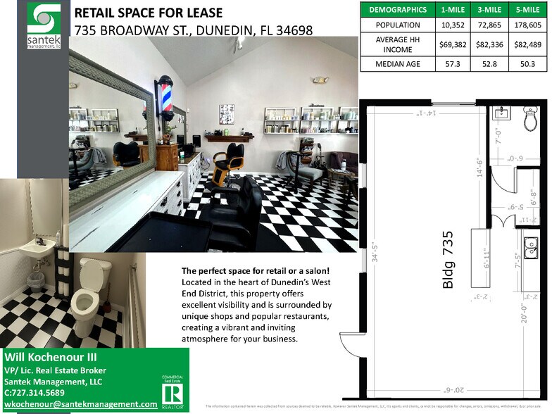 735 Broadway, Dunedin, FL à louer - Photo de l’immeuble – Image 3 sur 12